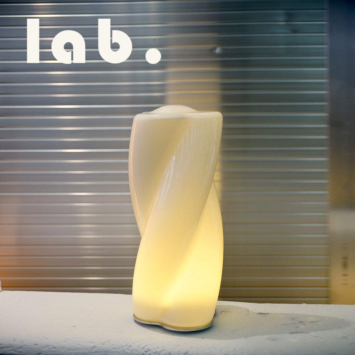 labology) studiosslow designer Twist Lanterns Milk White Glass Light Desk Lamp Decoration Pendulum