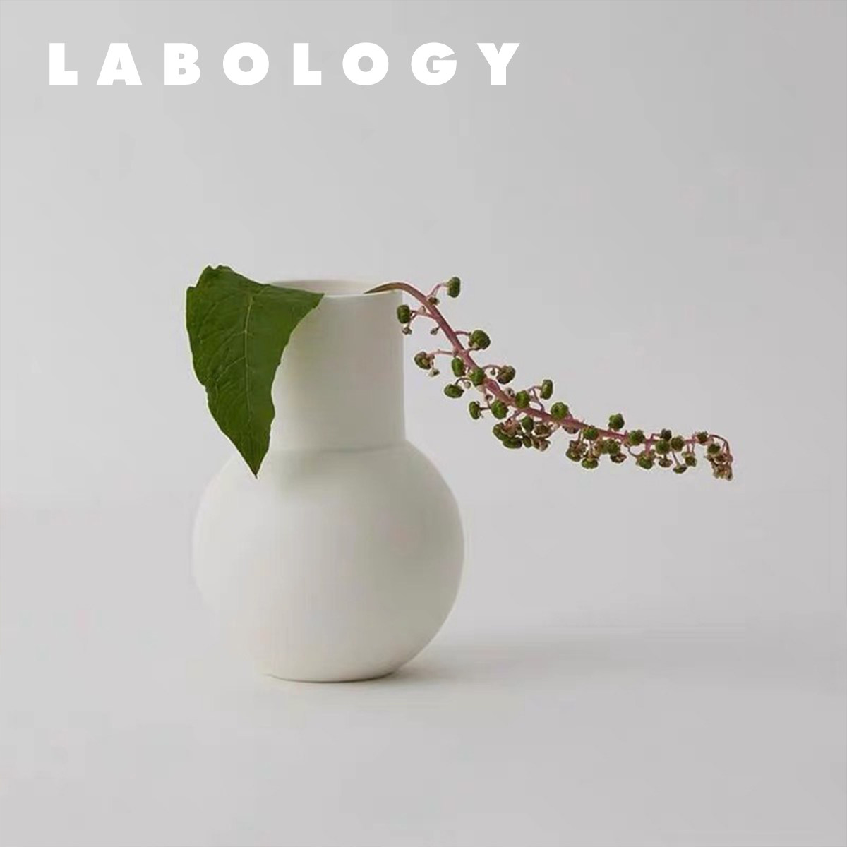 LABOLOGY New Products｜OPEN OBJECT Series Black and White Ceramics Minimal Decorative Vase Birthday Gift
