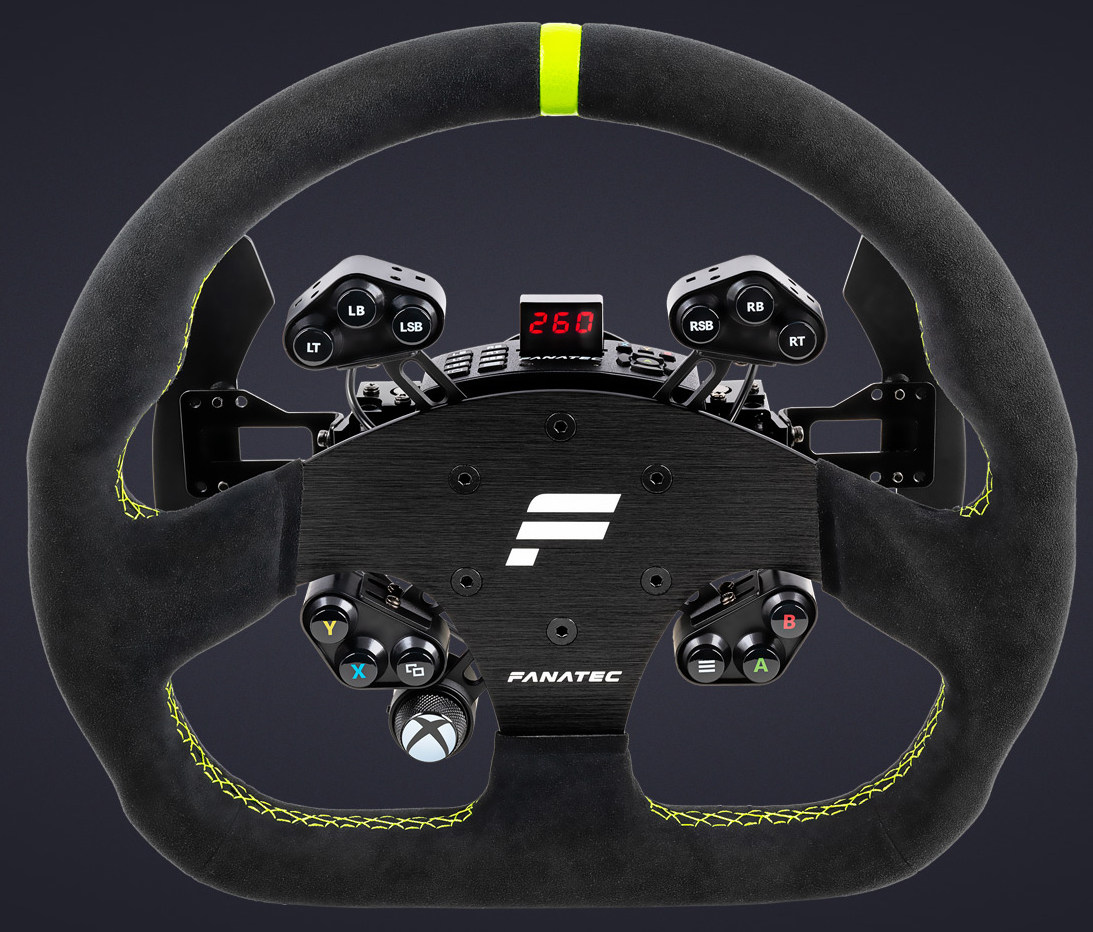 27 FANATEC racing game simulator dedicated GT_Alcantara steering wheel new