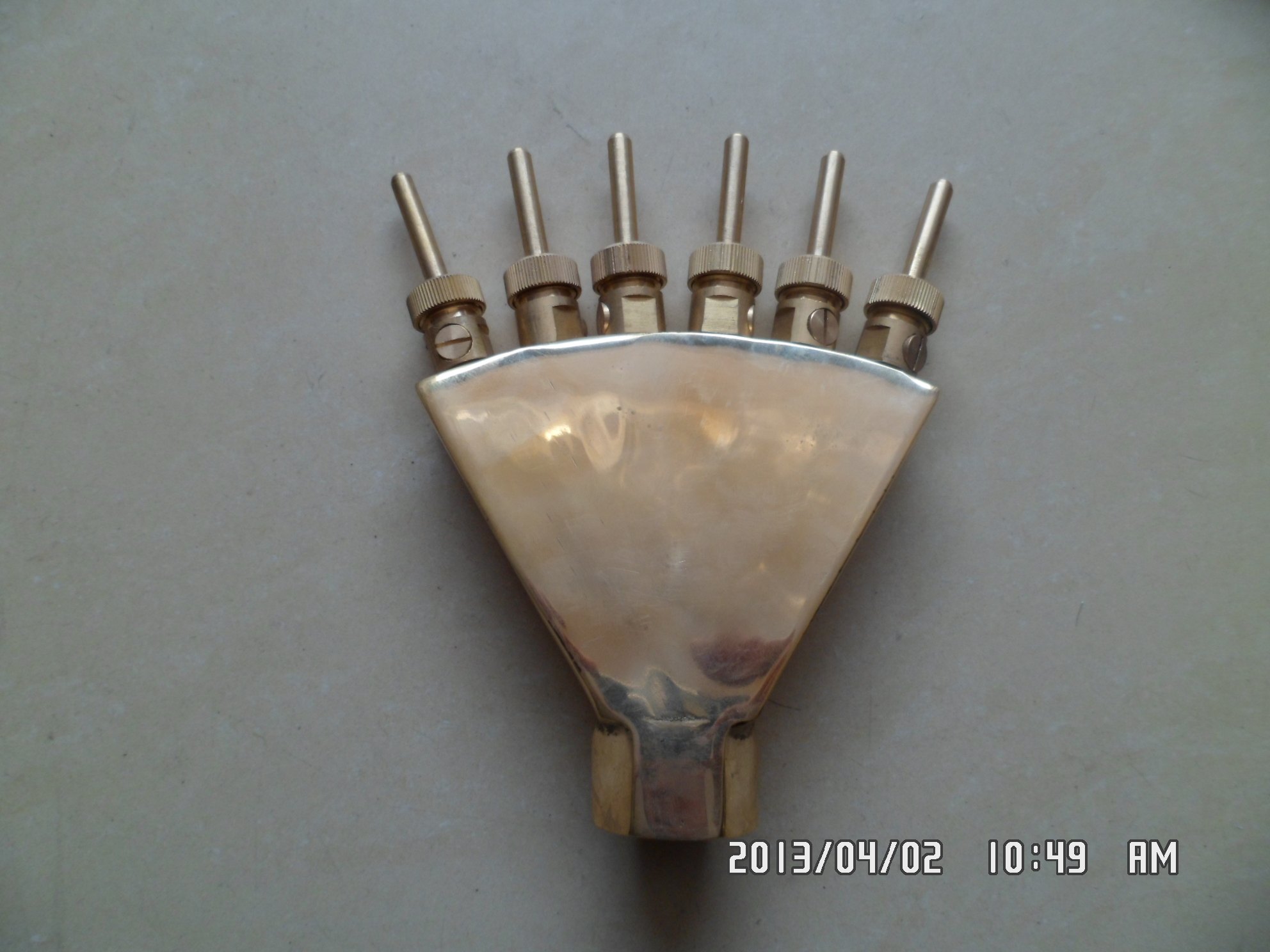 1 inch Fengwei nozzle 1 inch copper spray head fountain waterscape Landhead