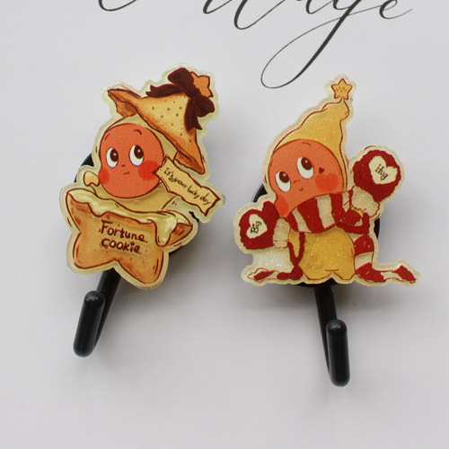 Star-Shaped Adhesive Hook, Cartoon Traceless Hook, No-Drill Adhesive Mini Bathroom Key Dormitory Storage Rack