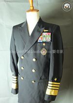 US NAVY US Navy four-star admiral black uniform SDB Pacific Fleet Commander 40L 33L