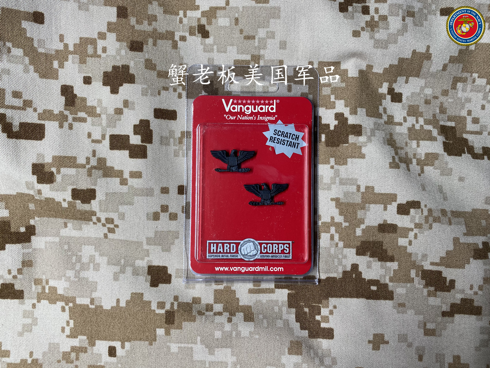 USMC New U.S. Marine Corps Colonel Colonel (COL) Metal Black