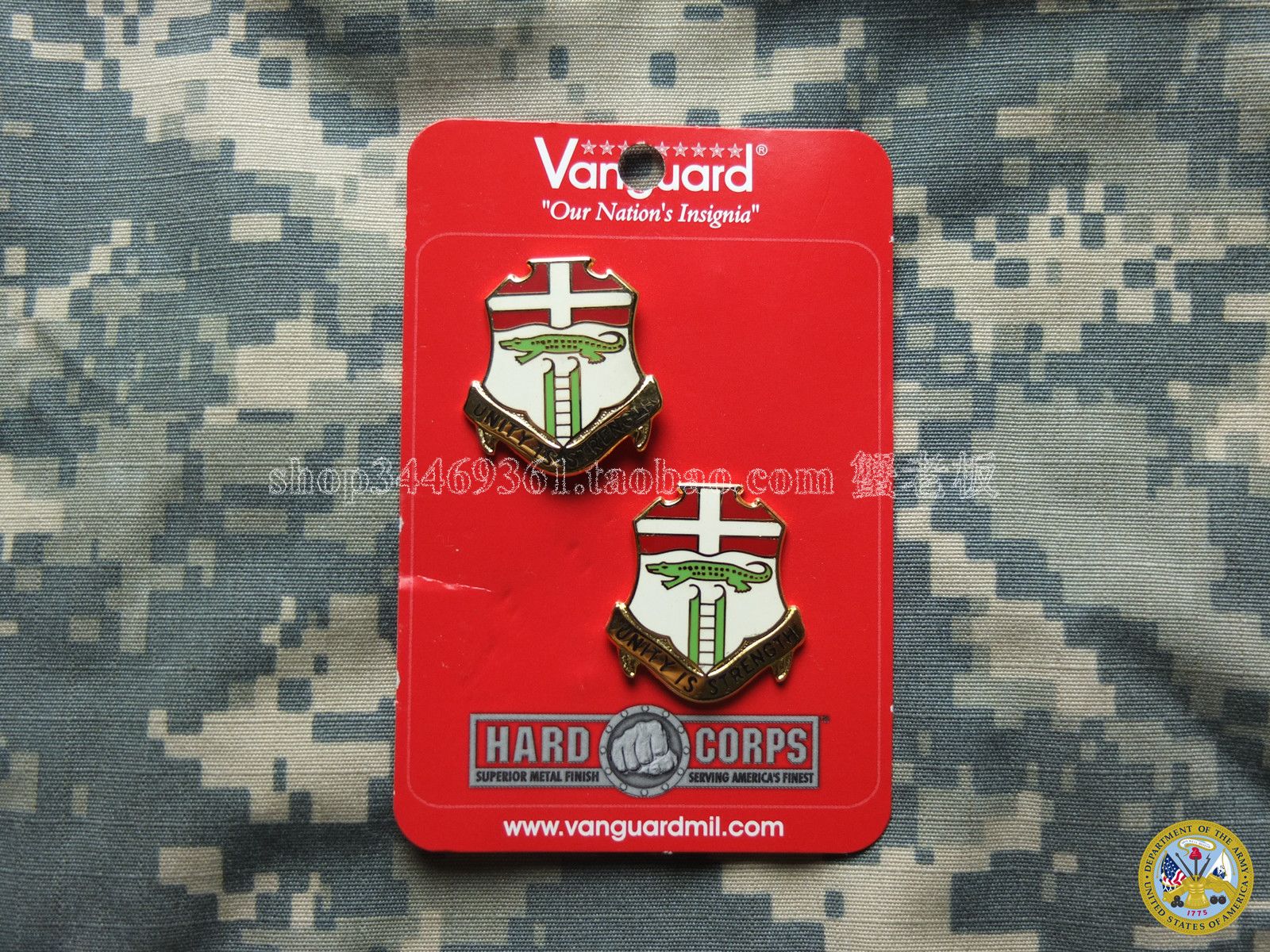 US Army Sixth Infantry Corps Team Identification Chapter DUI DI One Package