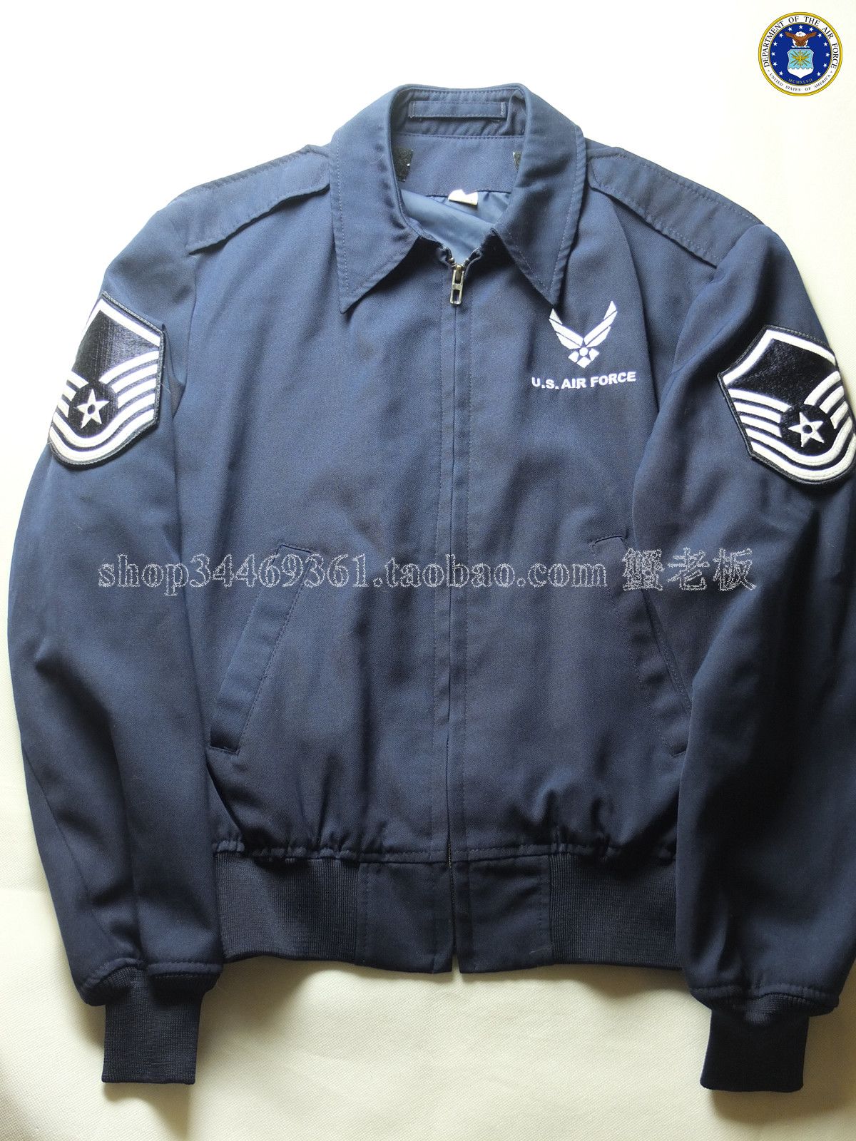 USAF US Air Force blue jacket with LOGO