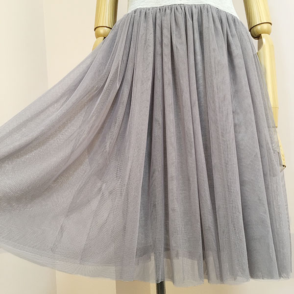 Mùa thu đông phiên bản Hàn Quốc của fluffy lỏng kích thước lớn eo cao lưới ren bên trong các váy treo váy dưới váy vest nữ váy thắt eo