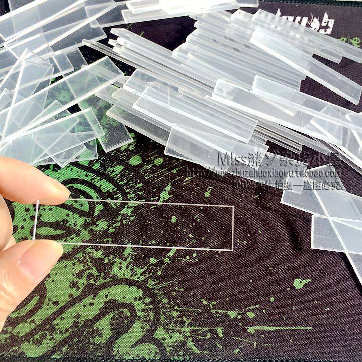 Transparent acrylic flake plate finished medecor color painted phototherapy glue sample works colordisc A small exhibition board