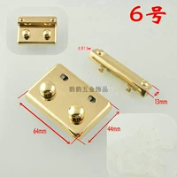 № 6 Небольшая золотая толщина кожи на 8 мм позади винтов