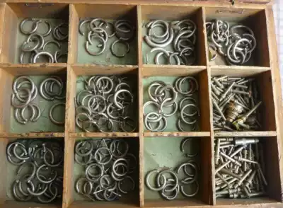 Imported Silver Pocket Watch Accessories-Silver Ear with Screw