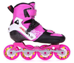 Old A Wheel Slip SEBA Children Adjustable KSJ J Wheel Skating Shoes Children Flat Flower Shoes Professional Fancy Shoes Racing Shoes