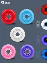 Old A roller skating Flying Eagle skates flash wheel colorful luminous electric wheel brake flat flower brush street wheel