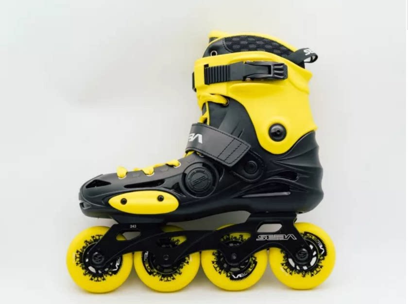 Old A roller skating Michael St. Bar SEBA EB St. Bar EB New FSK Roller Skate Flat Flower Shoes Brush Street Shoes