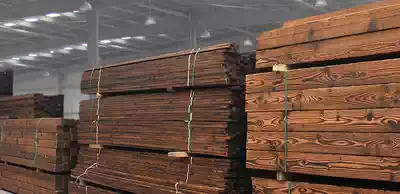 Outdoor anti-corrosion wood carbonized wood Finnish wood Outdoor wood floor Solid wood wallboard Suspended ceiling sauna board