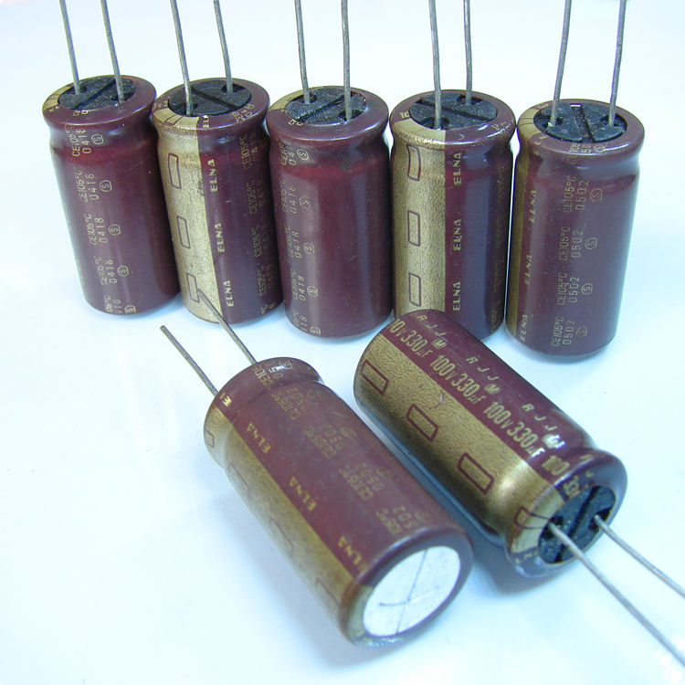Imported Thailand 330uF 100V ELNA RJJ electrolytic capacitor 105 degrees Yina 16x33