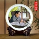 Mao chủ tịch, như phong thủy trang trí, nhà phố, may mắn, dát vàng xương sứ, Mao chủ tịch, sứ Giang sứ DedeZH trang trí nhà đẹp