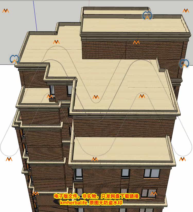 新古典中式风格超高层1单一梯四户33层住宅建
