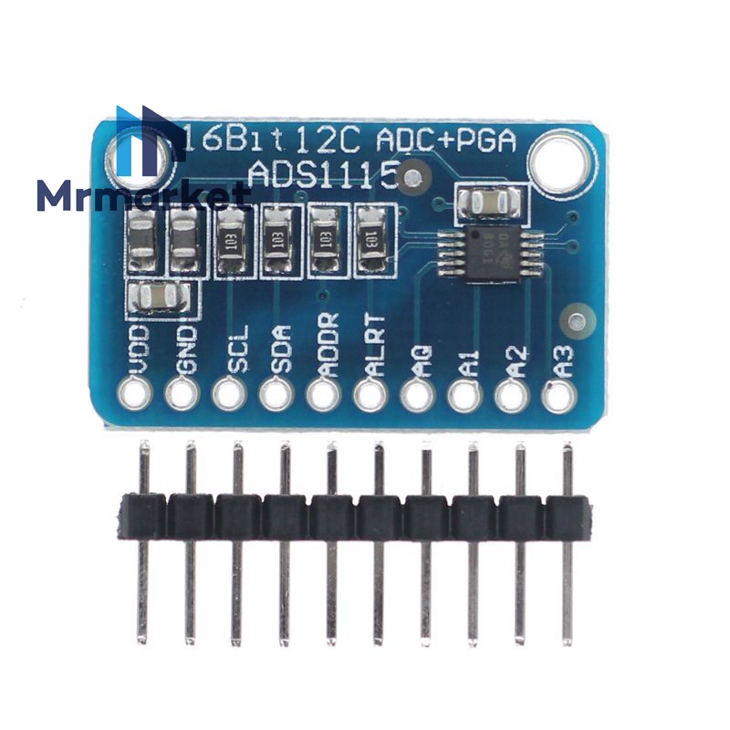 ADS1115 ultra small 16-bit precision analogue-to-digital converter ADC 4 channel development board module
