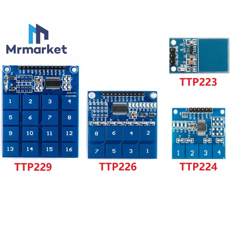 TTP223 TTP223 TTP224 TTP224 TTP229 TTP229 touch sensor module