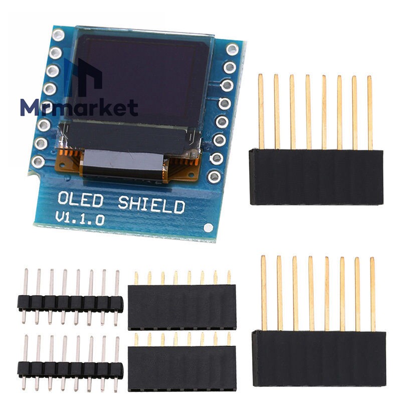 D1 Mini 0 66 OLED LCD screen module IIC I2C connector