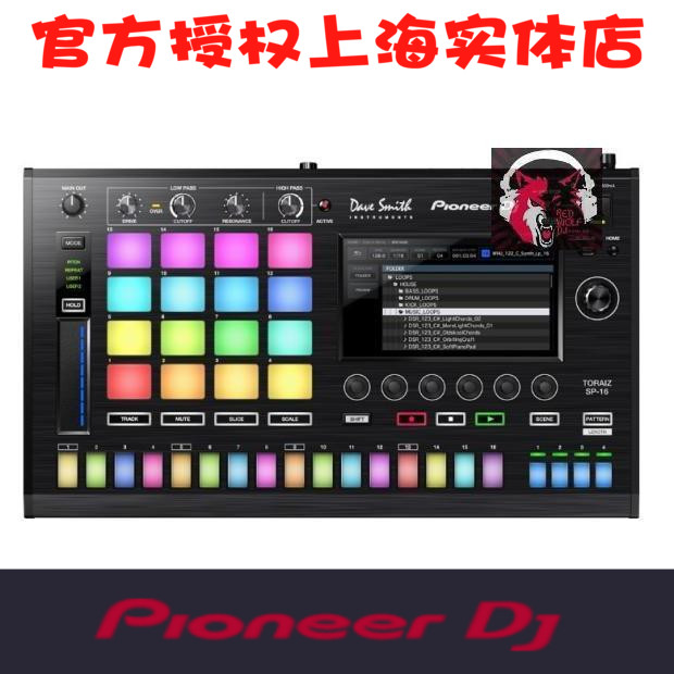 PIONEER PIONEER DAVE SMITH COLLABORATED WITH DJ with the professional sampler TORAIZ SP-16 SP16