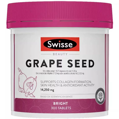 Экстракт виноградных косточек Australian Swisse Никотинамид Антоциан Swisse содержит витамин С и коллаген, 180 таблеток