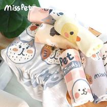 (Clearout) MISSPET Pet Towel Cartoon Microfiber Large Absorbent Bath Towel for Bathing Cats and Dogs