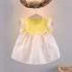 2022 new 0-1-2 years old 3 girls baby summer dress Western style girl princess skirt summer baby cotton dress