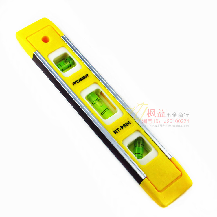  Flying deer 230mm mini magnetic torpedo type horizontal ruler miniature magnetic horizontal ruler small water flat ruler