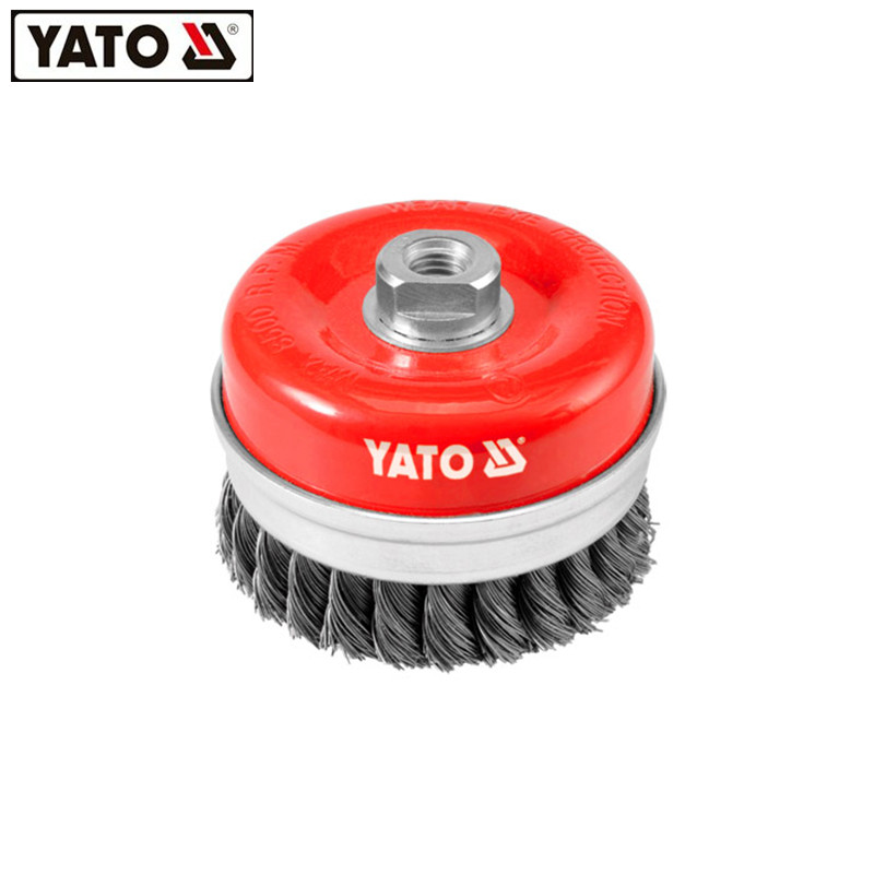 Yi Ertuo original cup-shaped twist wire wheel stainless steel rust wire wheel rust removal YT-4768 4769
