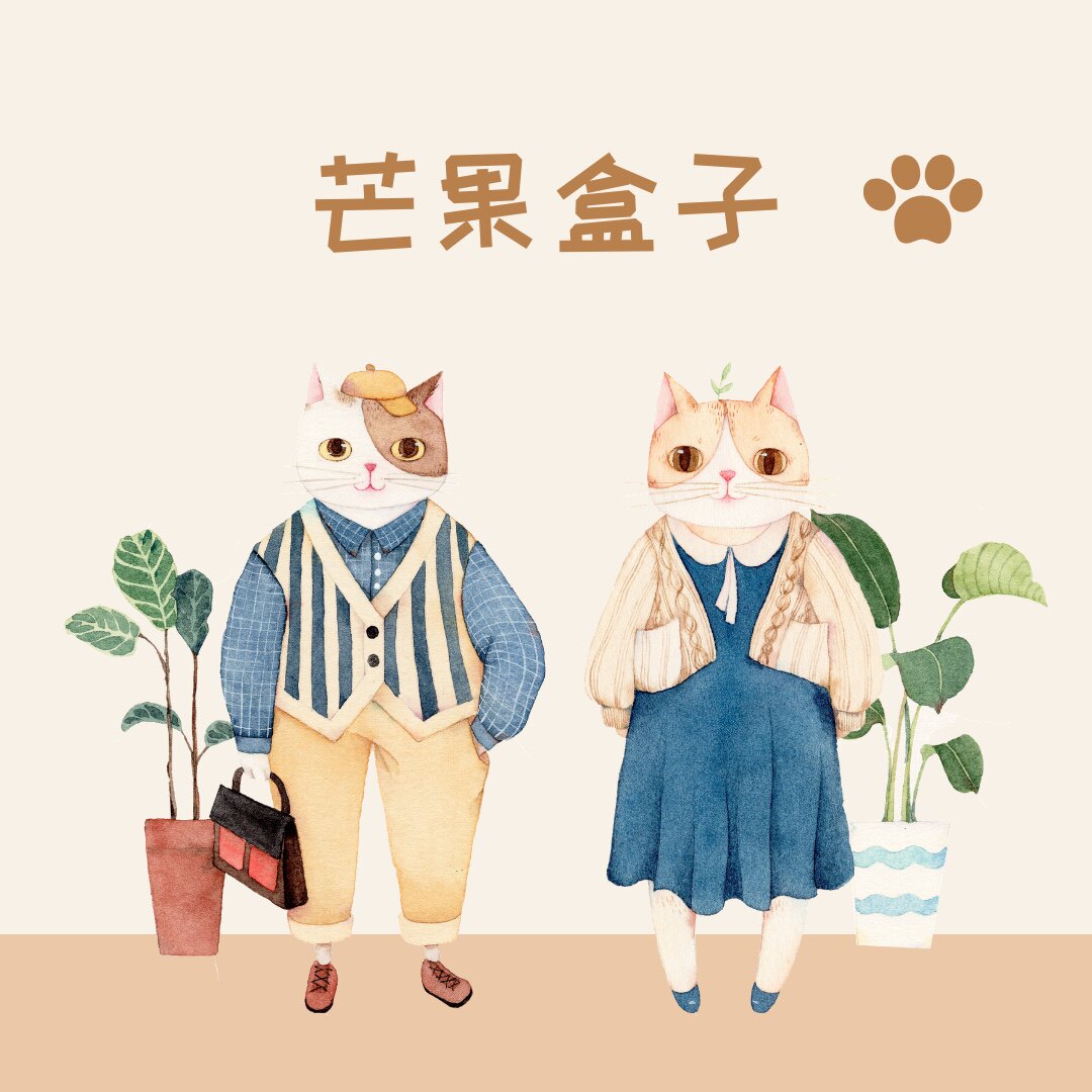 芒果盒子mango叮当猫的外贸店的LOGO