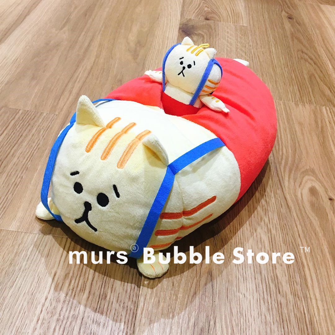Spot Japan MIND WAVE strap Grunt Cat Meow NoSuke Meow NoSuke Plush Napkin Drawskin Set