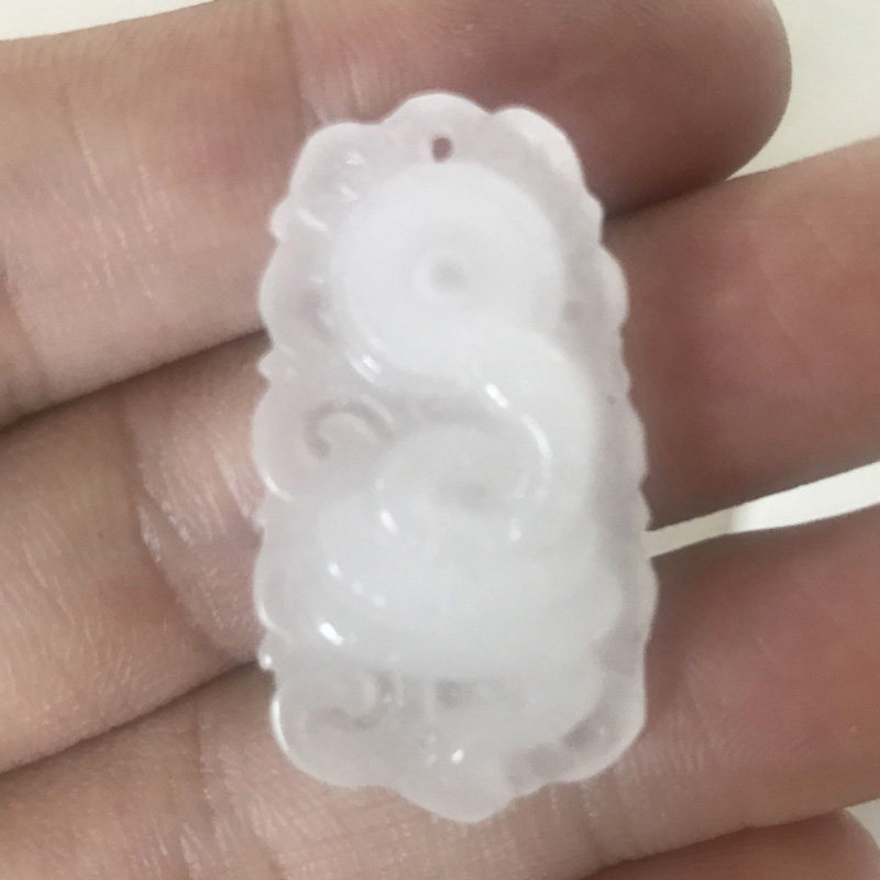 Xinjiang white jade A goods zodiac pendant snake jade pendant 12 zodiac jade pendant snake