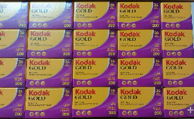 New * American Gold Kodak Gold200 degree 36 sheets 135 color negative film roll November 2022