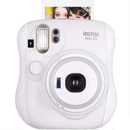 Fuji/Fujifilm Instax mini25 обзор камера сделана снимок в белом