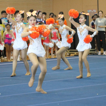 Customized cheerleading costumes cheerleading costumes cheerleading costumes new products 19 female and male aerobics costume sets