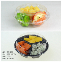 (50)500g 3 grade fresh fruit cut box 1-203 fruit box salad fruit and vegetable box 400 box