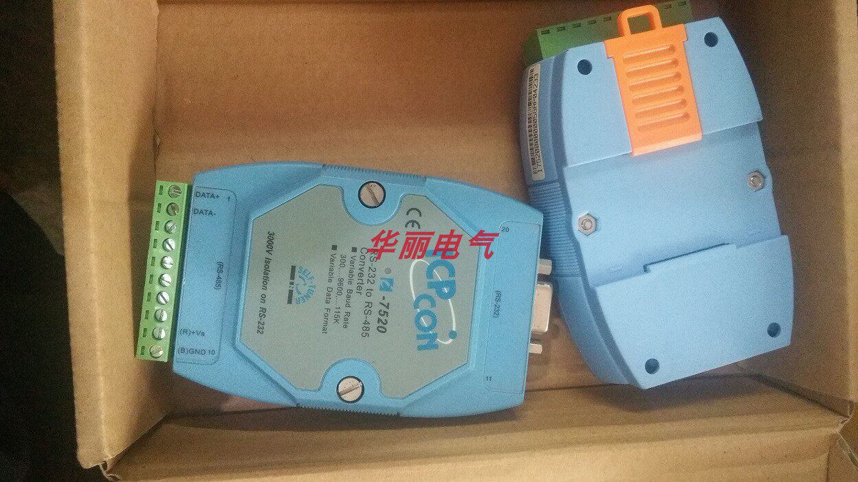 Used Taiwan Hongg I-7520 I-7520AR RS232-485 I-7017 conversion module