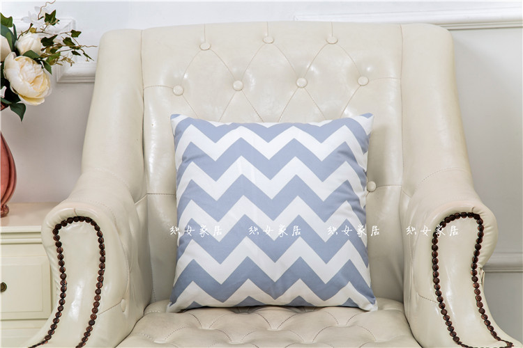 Đơn giản gối mềm mại và ấm áp màu vàng hình học màu xám sofa phòng khách gối đệm màu sắc ấm áp ins Bắc Âu hiện đại - Trở lại đệm / Bolsters gối đệm ghế