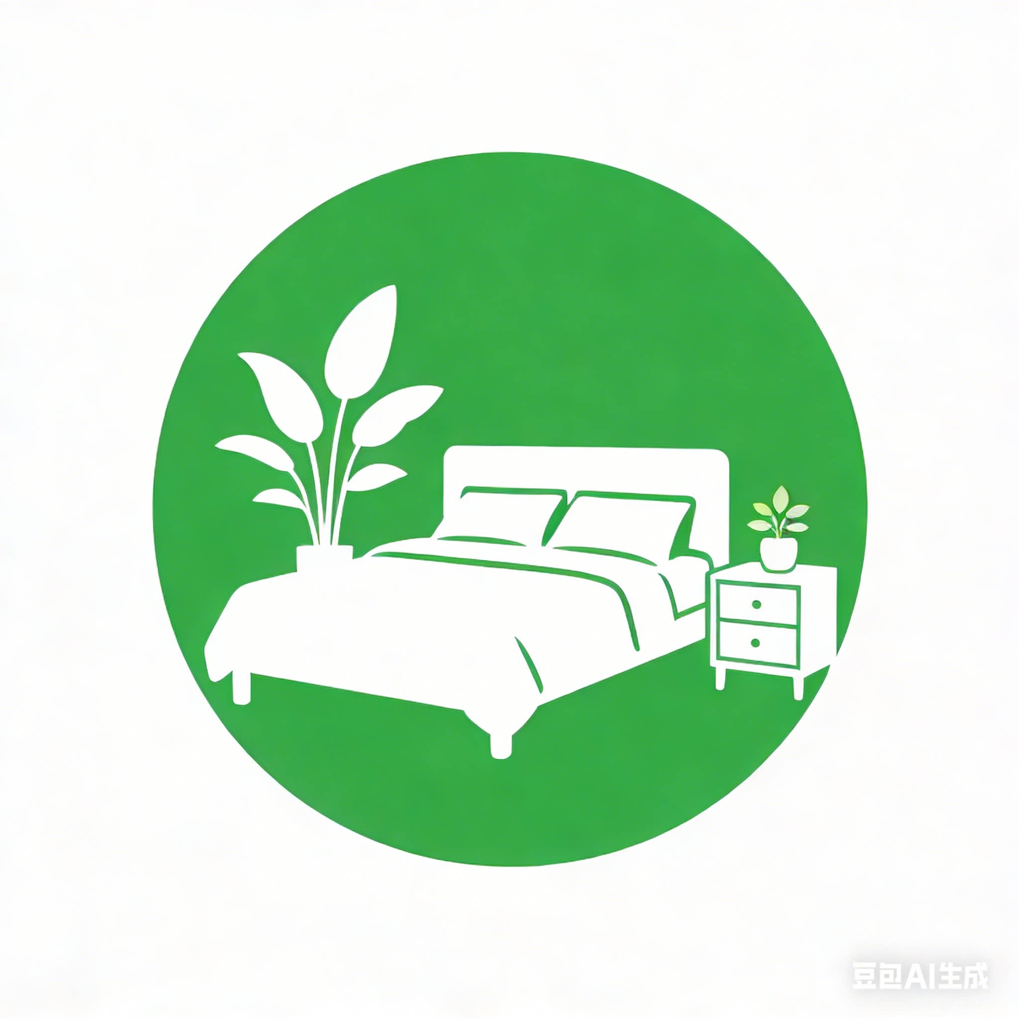 紫海芋家居生活馆的LOGO