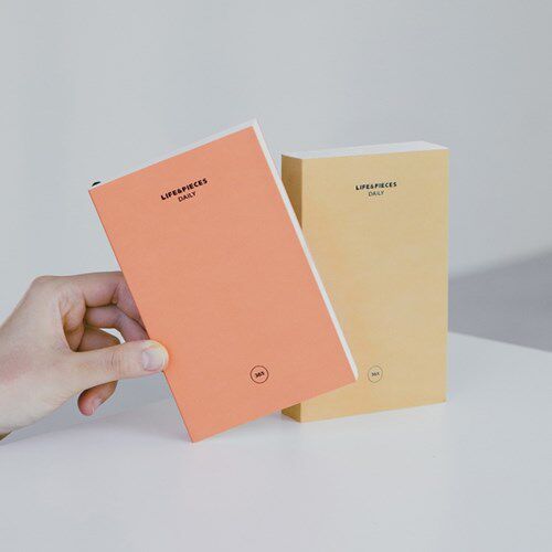 Korea imported hand book Notebook Diary LIVEWORK 2021 Life Pieces Daily 365