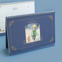Korea Little Prince Taiwan Calendar Calendar day course book INDIGO 2021 Prince Desk Calendar