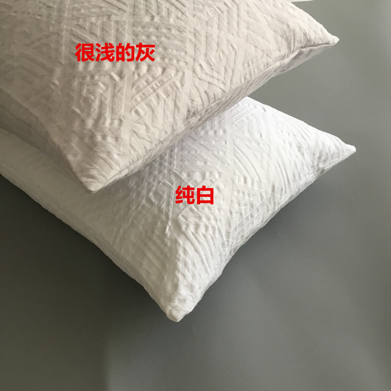 Xuất khẩu Châu Âu và Hoa Kỳ đồng bằng bông tổ ong ba lớp vải dày non-slip breathable đơn pillowcase giá duy nhất