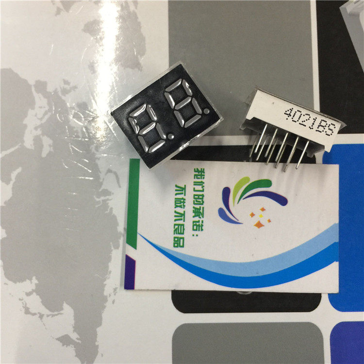 LED digital tube red light display 2 bits 0 4 inches two 0 4 super bright red conyang 4022BS