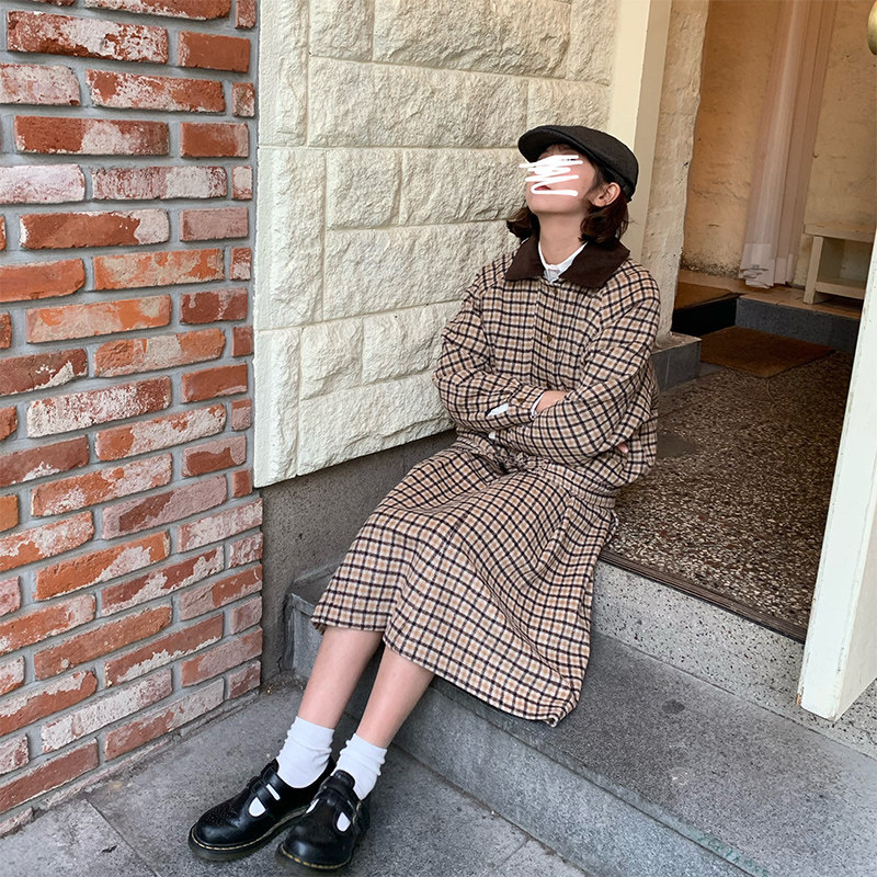 RAINY Summer Ex-gratia Retro Plaid Suit Woman 2020 new jacket Fashion half-body dress Two sets