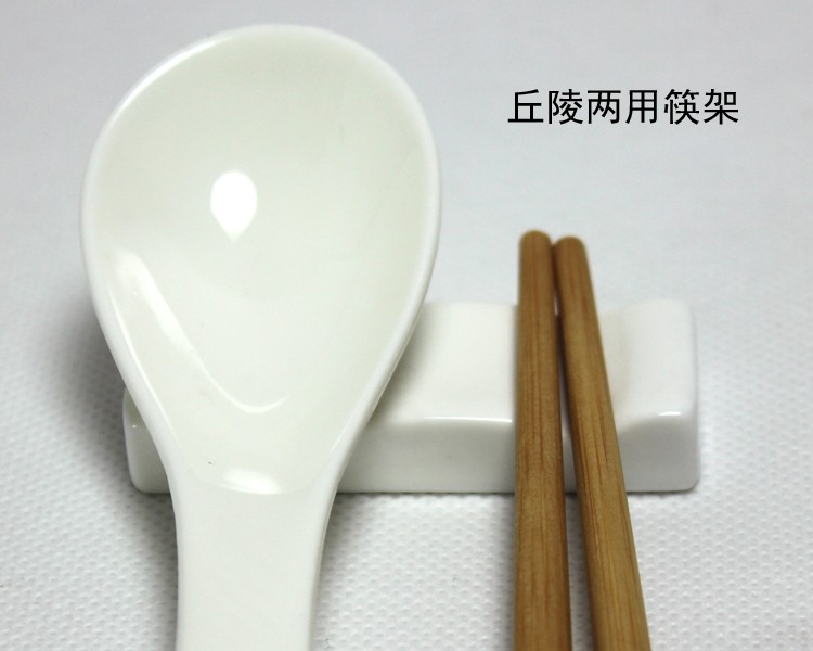 Bone china Phantom đôi đũa giữ muỗng giữ đũa đũa đũa sử dụng kép pad pad khách sạn bộ đồ ăn bộ chén đĩa đẹp