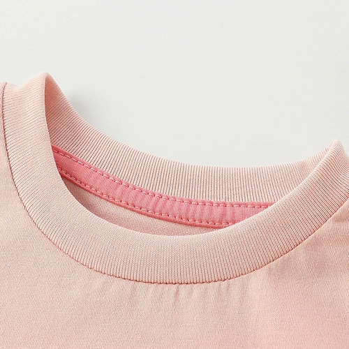 Хлопковая летняя футболка с коротким рукавом, летняя одежда для отдыха, мультяшный кролик, европейский стиль, 5 лет