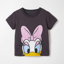 2022 Childrens Clothing Girls Summer New Cartoon Short Sleeve T - shirt Baby Pure Cotton Cute Print Cotton Half - sleeved Half - sleeved 35
