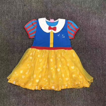 Summer new childrens clothing Girls cute snow white dress fairy tale skirt June 1 performance style clothing
