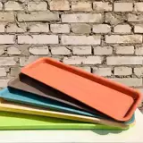 Очень большой прямоугольный пластиковый цветочный горшок, увеличенная толщина