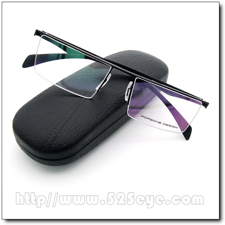 525eye eyebrow glasses frame myopia glasses frame business men's ultra-light half frame 8332